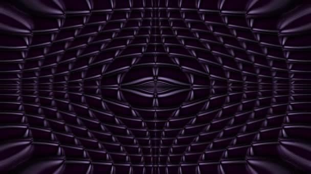 Expandierende seltsame dunkle Fantasie Endless Deep Net Gefangen — Stockvideo