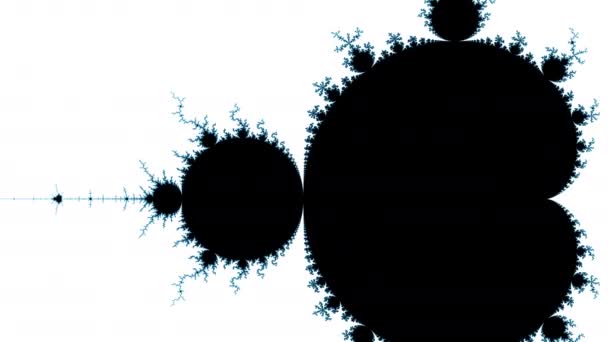 Zoom de Máscara de Mandlebrot de borde fractal — Vídeo de stock