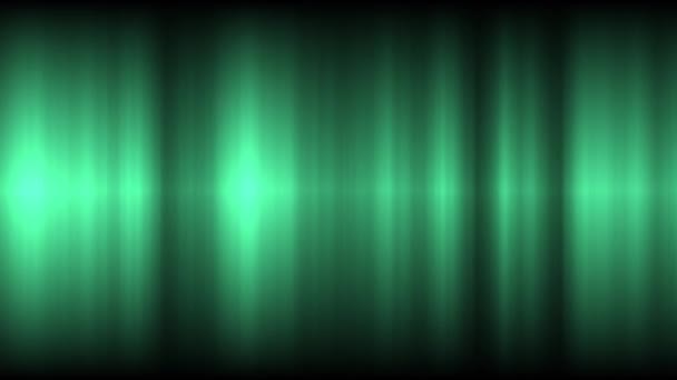 Cinematic Focal Soft Blend Modes of Green Curtain Bar Moving Across — Stock Video
