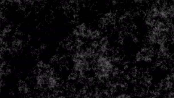 Dark Perlin Noise Pattern Mask Wachsende Expansion Matte — Stockvideo