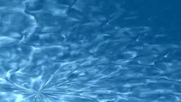 Superfície da água Abstrato Caos Ocupado Ruidoso Irregular Desarrumado Chance — Vídeo de Stock