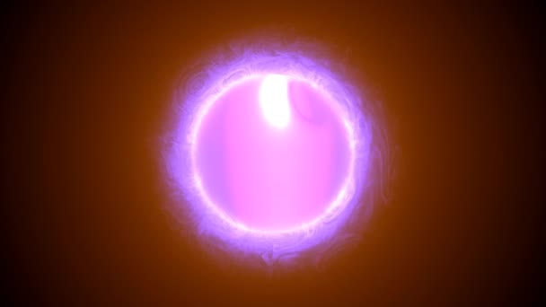 Burning Pink Sun Star Solat Flares Corona Cme — стоковое видео