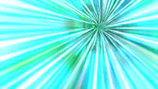 Hyperspeed Space Travel Warping Wormhole — Stock Video