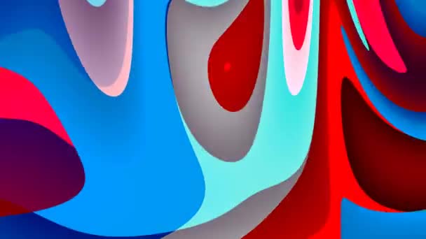 Розкладні згинальні крани Болус кольорів — стокове відео