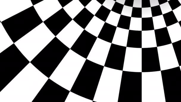 Checkered Flag Pattern Inside a Tunnel