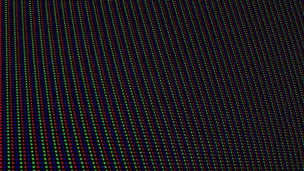 Leds Stacked in Columns Oled Screen Moving Qled Background — Stock video