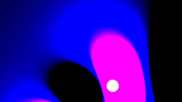 Abstrait Blobs Pulsing Into View Lampe de lave Style Techno Party Arrière-plan — Video