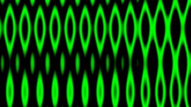 Ilık Ton Yeşil Işık Çubukları Görünür