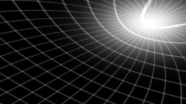 Küresel Düzen Enlemi Genişletiliyor Köşe Maskesi 'nden Gelen Boylam Çizgileri