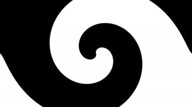 İki Düz Çizgiden Bir Spiral Oluşturma Maskesi