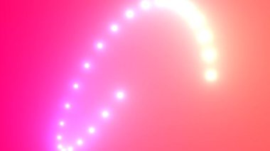 Paitning Ilık Pembe Turuncu Temalı Yaz Işıkları