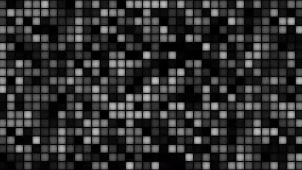 Grid Mask of Led Lights Square Boxes Tiled — стокове відео