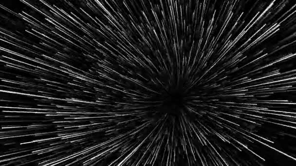 Máscara estranha abstrata de Spacewarp Imploding Spacetime — Vídeo de Stock