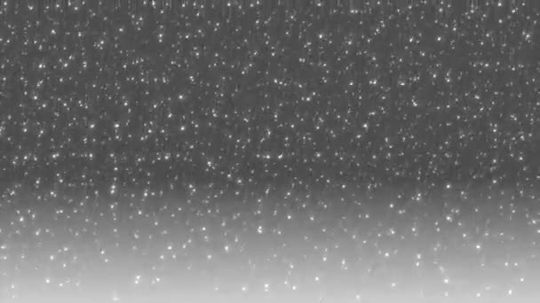 Снігова буря Зима буря буря сніг у метеорологічній масці — стокове відео
