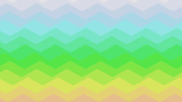 Rolling Pastel Color Bars Landscape Abstrakt Parallax Layers Level World — Stock video