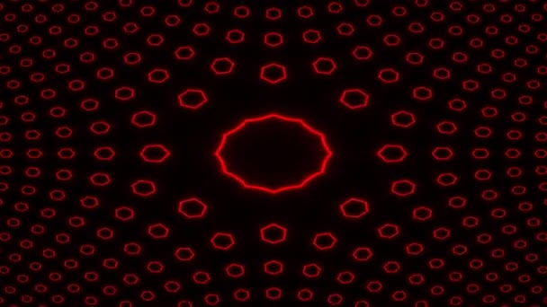Laserová party hudba vizualizace Beat paprsky neonových světel — Stock video