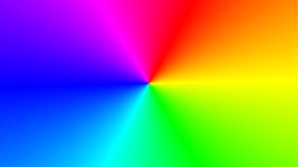 Spinning Regenbogen der Farben Picker — Stockvideo