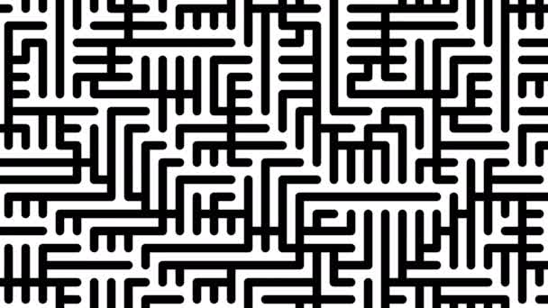 Cambiare Corridoi Puzzle Maschera labirinto — Video Stock