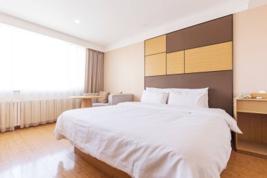 modern yatak odası evde iç