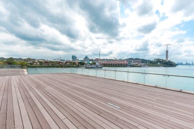 Cityscape modern şehir boş Meydanı