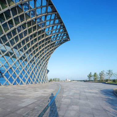 Modern Bina dış boş yere