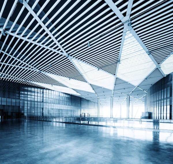 Modern Business Hall Interiör Med Glasvägg — Stockfoto