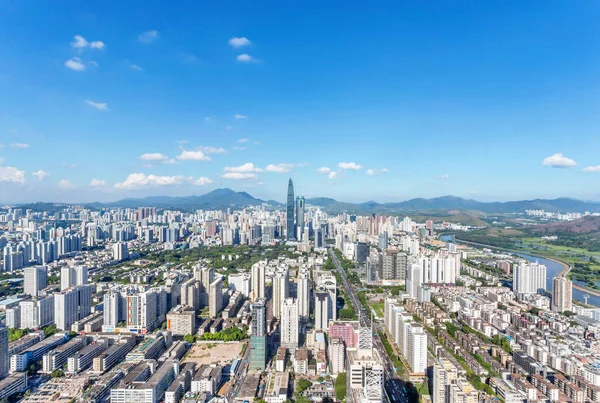 Stadtbild Der Modernen Stadt Shenzhe China — Stockfoto