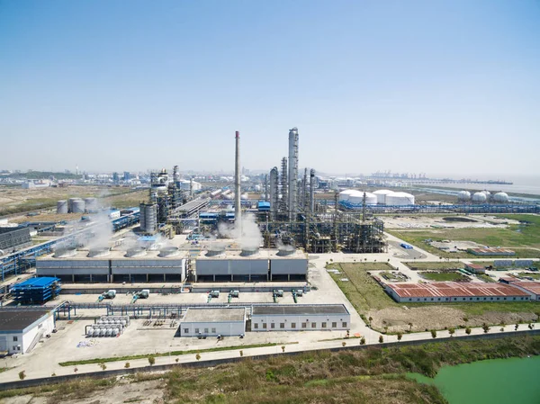 Utsikt Över Kemisk Fabrik Kina — Stockfoto