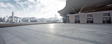 modern şehir manzarası ile boş yere