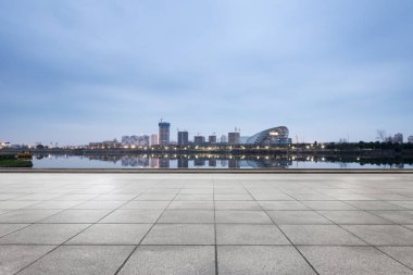 modern şehir manzarası ile boş yere