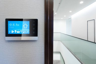 Akıllı ev ve modern ofisindeki şeylerin Internet