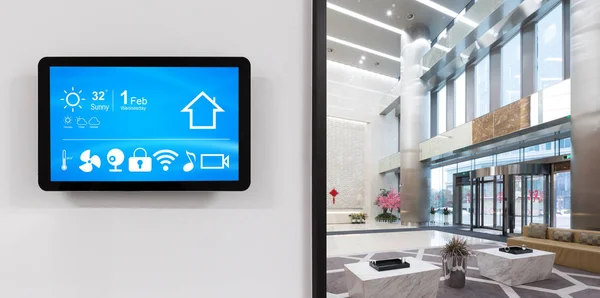 Smart Home Internet Things Modern Office — Stock Photo, Image