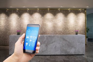 ile akıllı ev modern ofis telefon phont