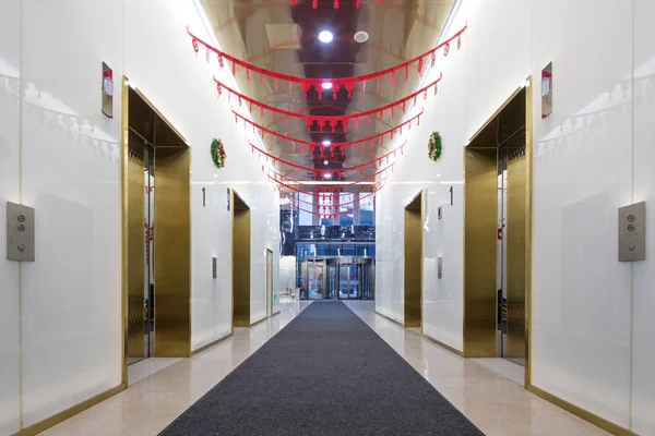 Aufzugsraum Moderner Büro Lobby — Stockfoto