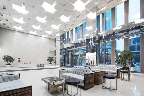 Interieur Van Moderne Kantoor Lobby — Stockfoto