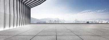 modern bina ve manzarası ile boş yere