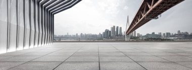 modern bina ve manzarası ile boş yere