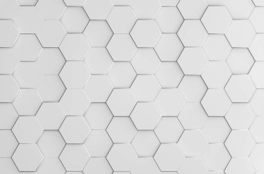 Altıgen arka plan. 3D arka plan.