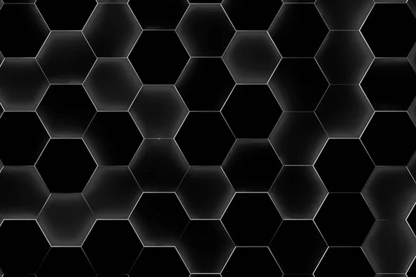 Шестиугольный Фон Фон — стоковое фото
