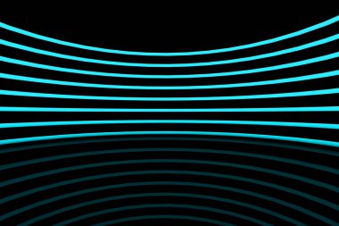 3d render, parlayan dikey çizgiler, neon ışıkları, psychedelic arka plan
