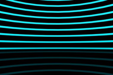 3d render, parlayan dikey çizgiler, neon ışıkları, psychedelic arka plan