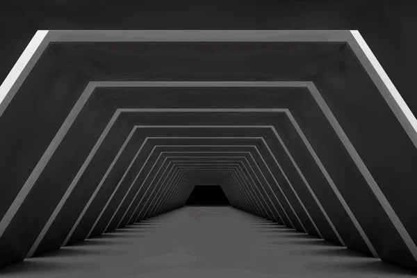 Abstrato Túnel Interior — Fotografia de Stock