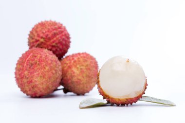 beyaz zemin üzerine Çin meyve