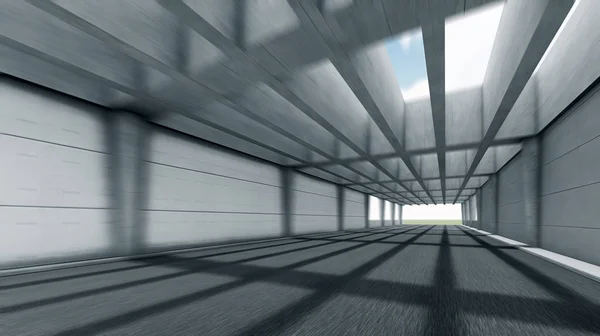 현대도 터널입니다 렌더링 — 스톡 사진