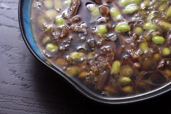 Green Soy Bean Soup — Stock Photo, Image