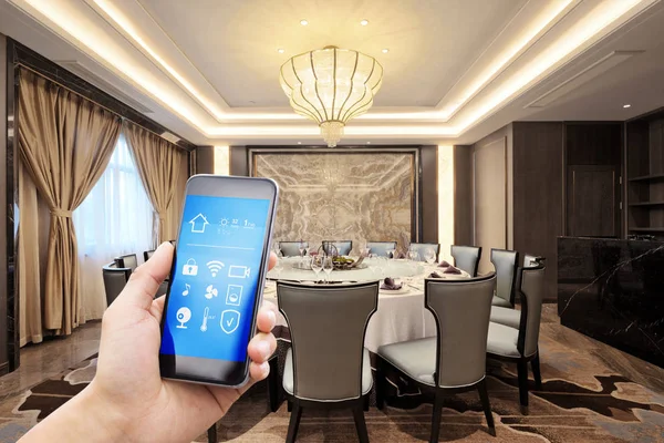 smart home in chinese restaurant