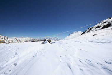 boş karayolu kar Dağları