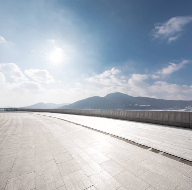 mavi gökyüzü ile boş yere