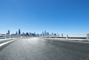 modern şehir Chicago asfalt karayolu