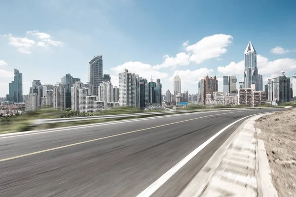 Empty Asphalt Highway Modern City Stock Photo by ©zhudifeng 212225714